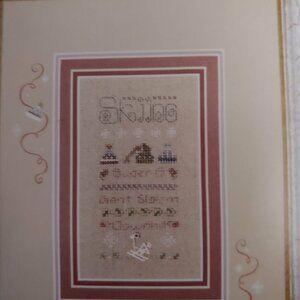 Cross stitch pattern and clarm